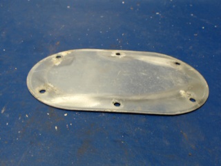 0710633-1 Cessna - PLATE INSPECTION 6 hole (measures approx 6-1/4 X 3-3/4)